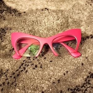 Medium hot pink glasses